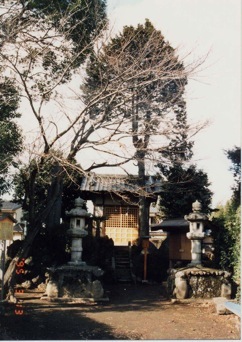 「鉢木」常世神社<br /> 高崎市佐野 (平7.3)